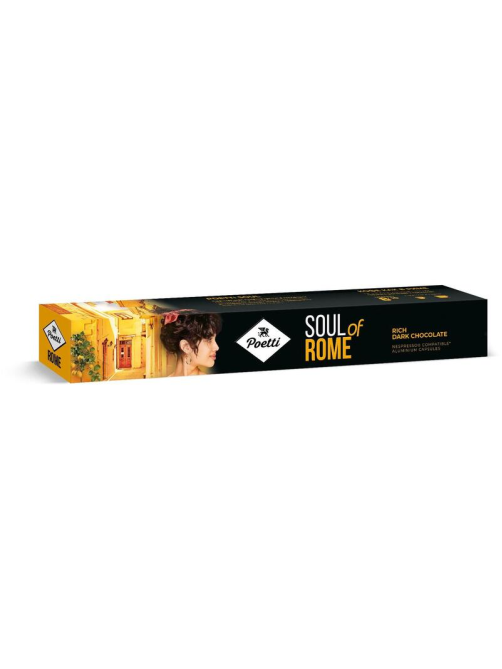 Кофе в капсулах Poetti Soul of Rome для кофемашин Nespresso 10шт, 53г