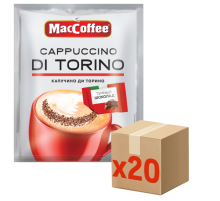Напиток кофейный MacCoffee Cappuccino Di Torino 3в1 растворимый, 25.5г x 20 шт