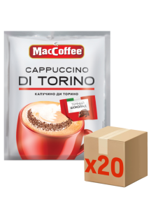 Напиток кофейный MacCoffee Cappuccino Di Torino 3в1 растворимый, 25.5г x 20 шт