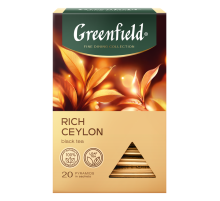 Чай черный Greenfield Rich Ceylon пирамидки (1.9г x 20шт), 38г