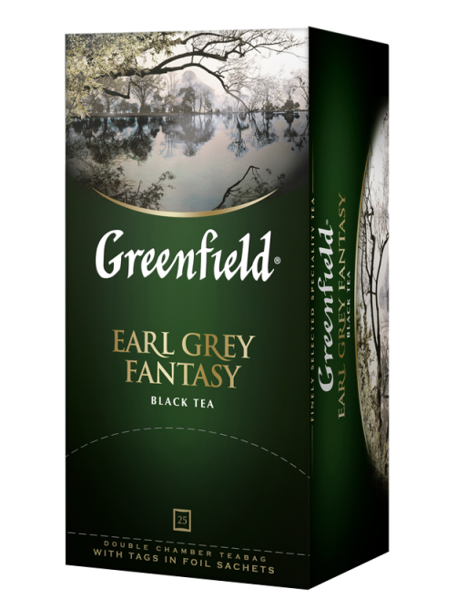 Чай Greenfield Earl Grey Fantasy черный (2г х 25 пак), 50г