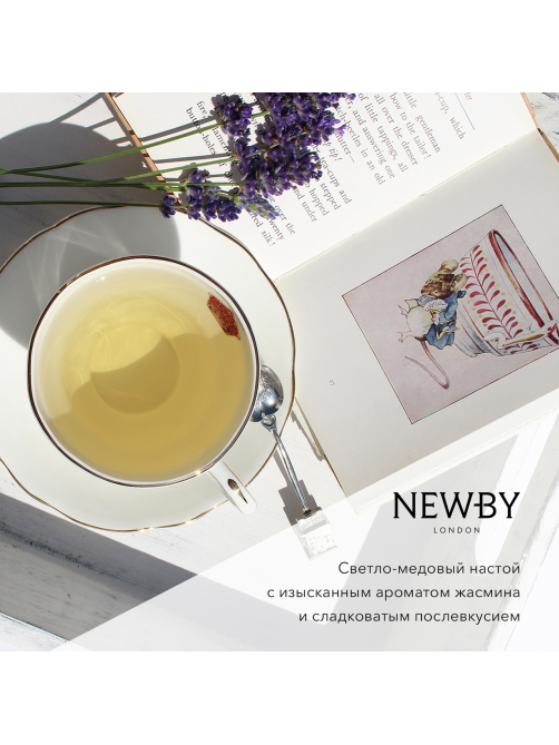 Чай Newby Jasmine Blossom зеленый (2г x 50шт), 100г