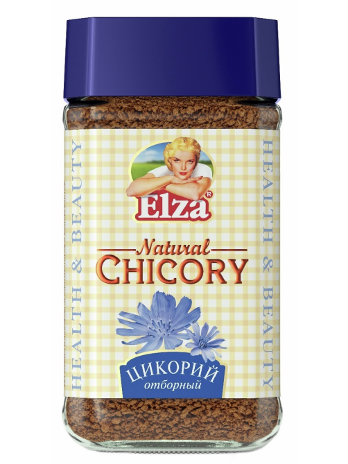 Напиток растительный Elza Natural Цикорий растворимый гранулированный, 100г