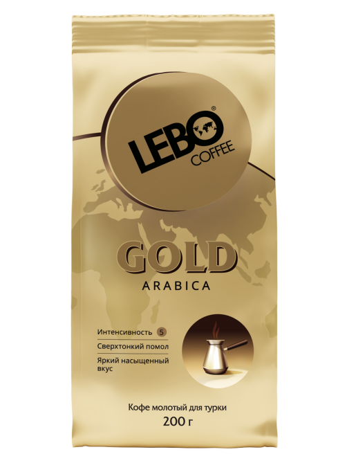 Кофе для турки Lebo Gold молотый, 200г