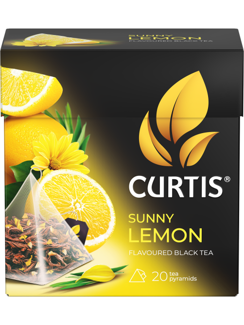 Чай Curtis Sunny Lemon черный ароматизированный (1.7г х 20шт), 34г