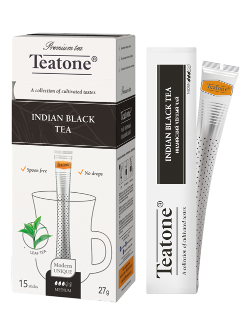 Чай черный Teatone индийский в стиках (1.8г x 15шт), 27г