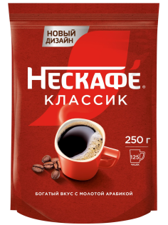 Кофе Нескафе Классик растворимый, 250г