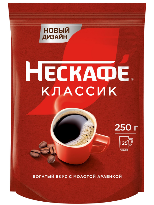 Кофе Нескафе Классик растворимый, 250г