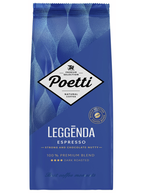 Кофе Poetti Leggenda Espresso в зернах, 1кг
