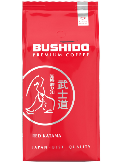 Кофе Bushido Red Katana в зернах, 1кг