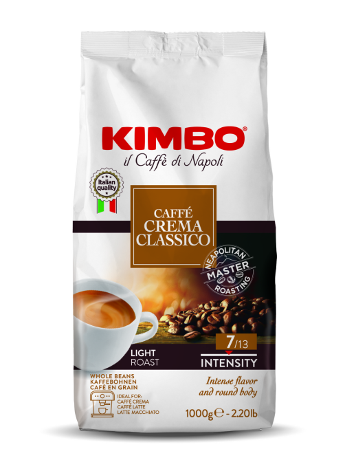 Кофе Kimbo Caffe crema classico light в зернах, 1кг