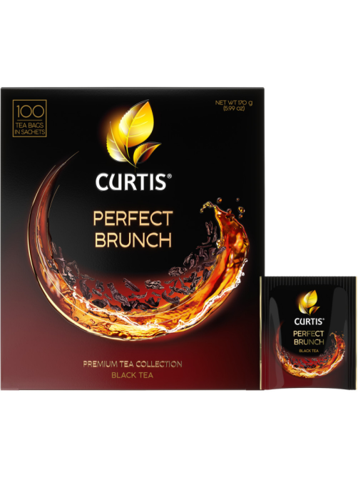 Чай черный Curtis Perfect Brunch пакетированный (1.7г x 100шт), 170г