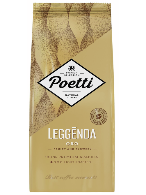 Кофе Poetti Leggenda Oro в зернах, 1кг