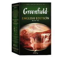 Чай Greenfield English Edition листовой черный, 200г