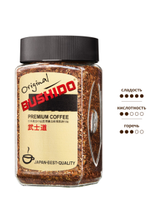 Кофе Bushido Original растворимый, 100г