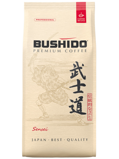 Кофе Bushido Sensei зерновой, 1кг