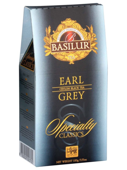 Чай Basilur Избранная классика Эрл Грей черный, 100г
