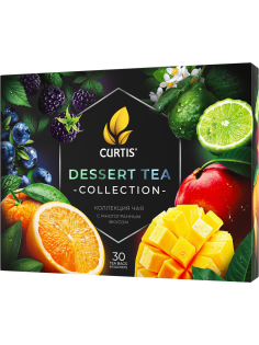 Чай Curtis Dessert Tea Collection ассорти 6 вкусов, 30шт