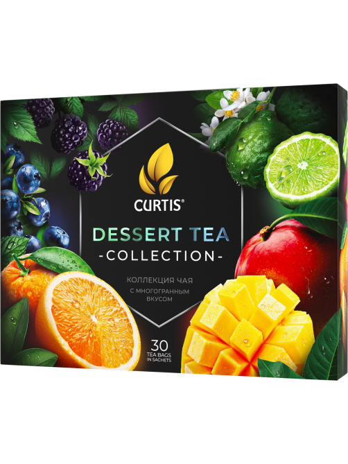 Чай Curtis Dessert Tea Collection ассорти 6 вкусов, 30шт