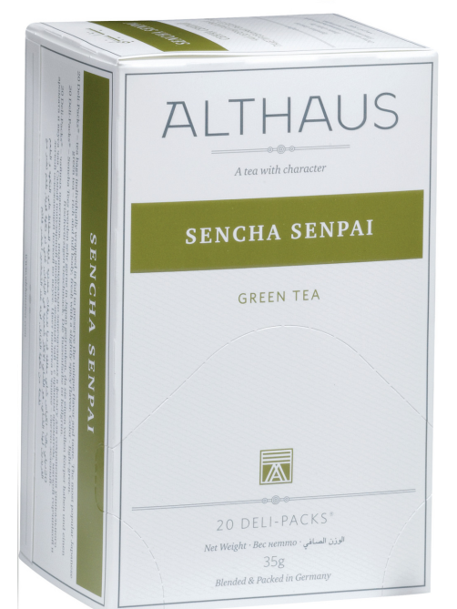 Чай Althaus Royal Sencha Senpai зеленый (1.75г x 20шт), 35г