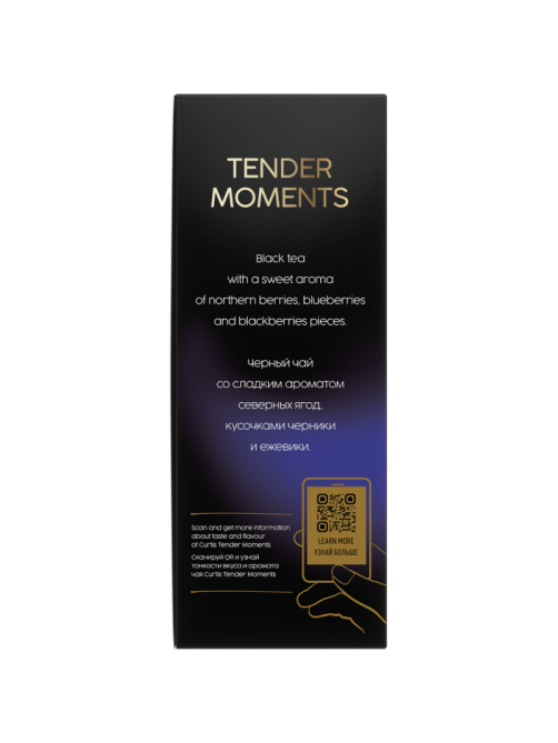 Чай черный Curtis Tender Moments пакетированный (1.5г x 100шт), 150г