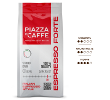 Кофе Piazza del Caffe Espresso Forte зерновой, 230г