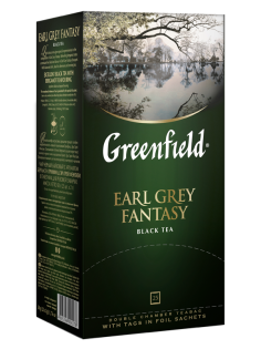 Чай Greenfield Earl Grey Fantasy черный (2г х 25 пак), 50г