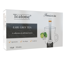 Чай черный Teatone бергамот в стиках (1.8г x 100шт), 180г
