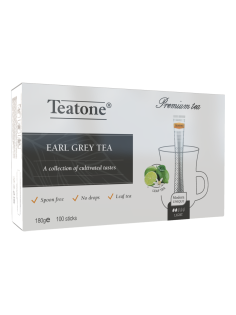 Чай черный Teatone бергамот в стиках (1.8г x 100шт), 180г