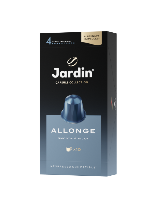 Кофе в капсулах Jardin Allonge Smooth&Silky для кофемашин Nespresso 10шт, 50г