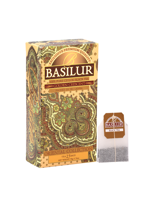 Чай черный Basilur Восточная коллекция золотой месяц (2г x 25шт), 50г