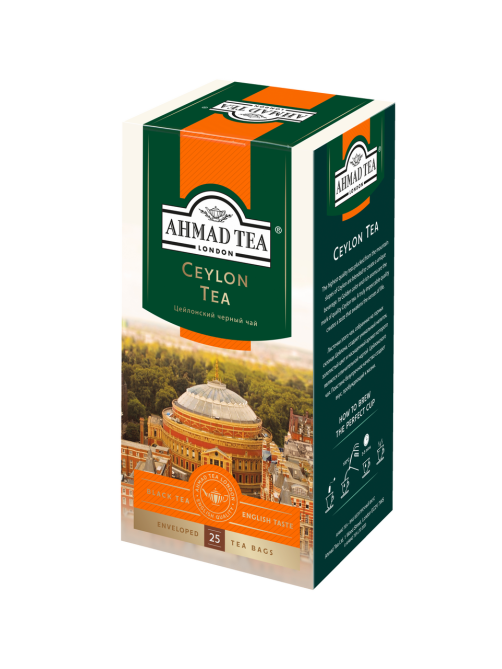 Чай черный Ahmad Tea Цейлонский (2г x 25шт), 50г