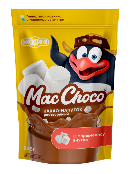 Какао-напиток MacChoco с маршмеллоу, 235г