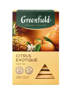 Чай черный Greenfield Citrus Exotique пирамидки (1.8г x 20шт), 36г