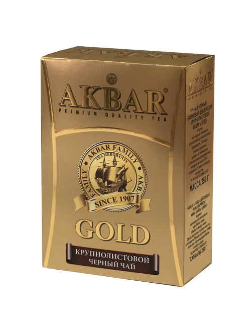 Чай Akbar Золотой крупнолистовой, 250г