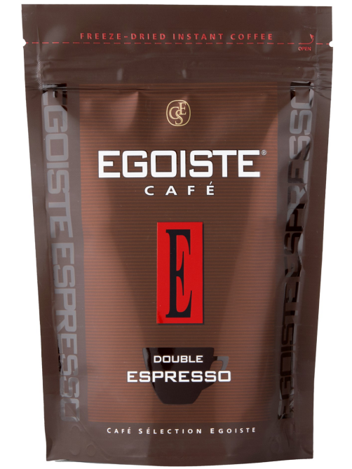 Кофе Egoiste Double Espresso растворимый, 70г