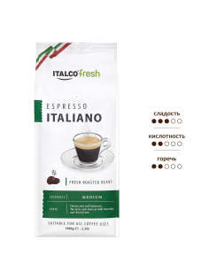 Кофе Italco Espresso Italiano в зернах, 1кг