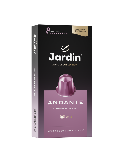 Кофе в капсулах Jardin Andante Strong&Velvet для кофемашин Nespresso 10шт, 50г
