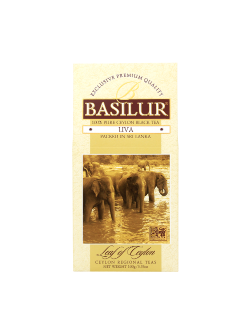 Чай черный Basilur лист цейлона Ува листовой, 100г
