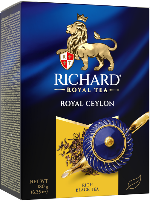 Чай Richard Royal Ceylon черный крупнолистовой, 180г