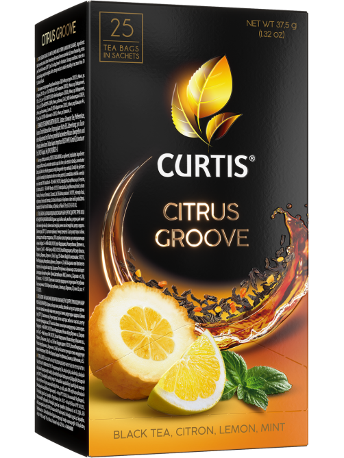 Чай Curtis Citrus Groove пакетированный (1.5г x 25шт), 37.5г