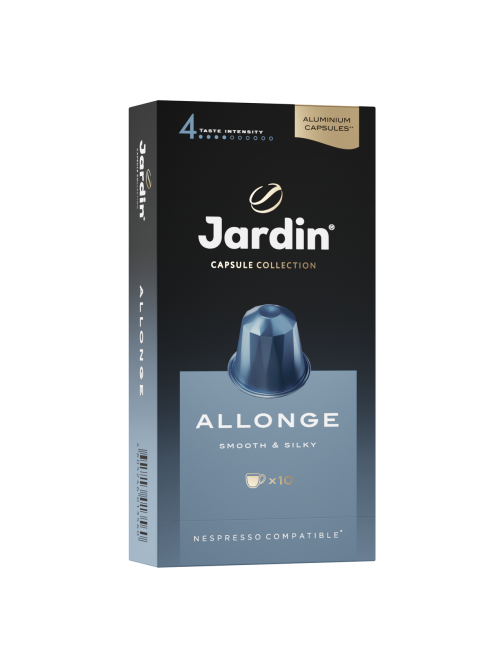 Кофе в капсулах Jardin Allonge Smooth&Silky для кофемашин Nespresso 10шт, 50г