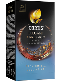 Чай черный Curtis Elegant Earl Grey пакетированный (1.7г x 25шт), 42.5г