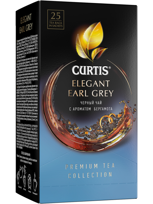 Чай черный Curtis Elegant Earl Grey пакетированный (1.7г x 25шт), 42.5г