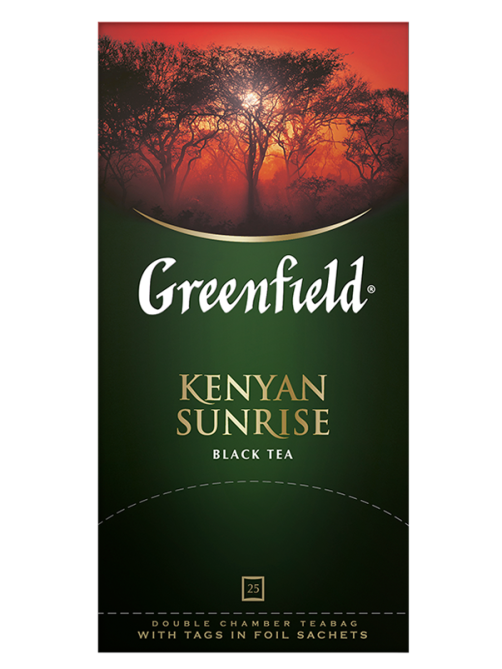 Чай Greenfield Kenyan Sunrise черный байховый (2г х 25 пак), 50г