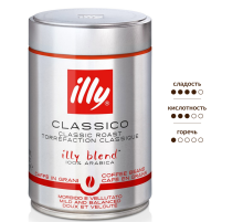 Кофе Illy Classico средней обжарки в зернах, 250г