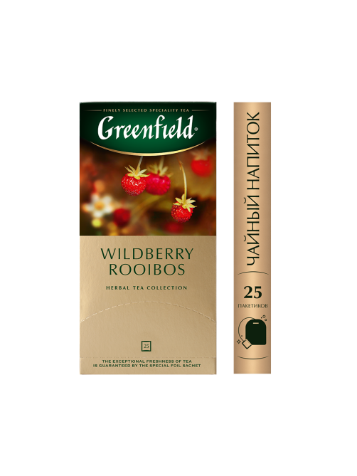 Чай Greenfield Wildberry rooibos (1.5г x 25шт), 38г