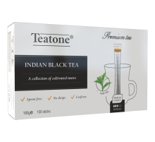 Чай черный Teatone индийский в стиках (1.8г x 100шт), 180г