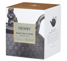 Чай черный Newby с чабрецом листовой, 100г