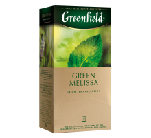 Чай Greenfield Green Melissa зеленый (1.5г х 25 пак), 38г